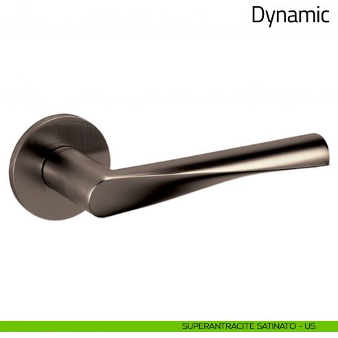 Maniglia per porta Dynamic Olivari Superantracite satinato