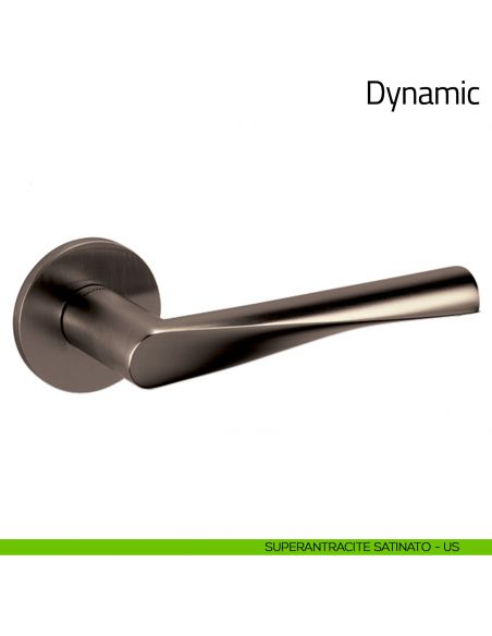 Maniglia per porta Dynamic Olivari Superantracite satinato