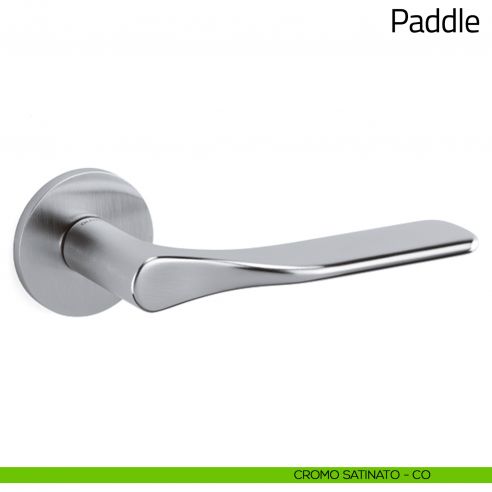 Maniglia per porta Paddle Olivari cromo satinato