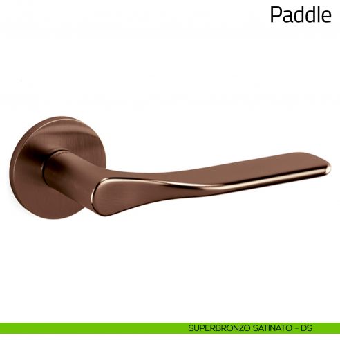 Maniglia per porta Paddle Olivari  superbronzo satinato