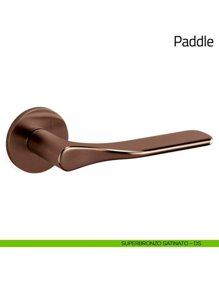 Maniglia per porta Paddle Olivari  superbronzo satinato