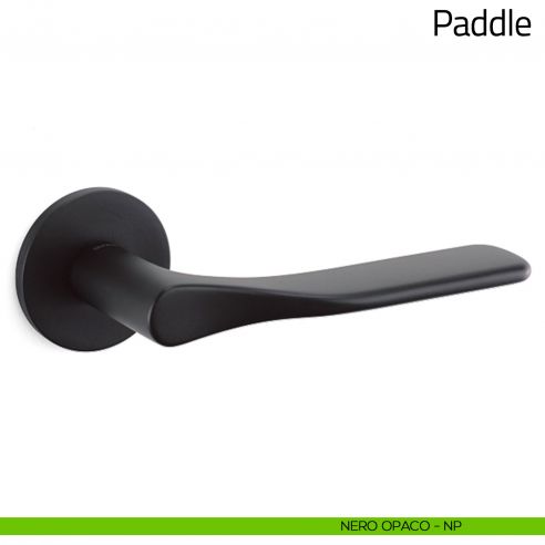 Maniglia per porta Paddle Olivari nero opaco