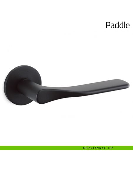 Maniglia per porta Paddle Olivari nero opaco