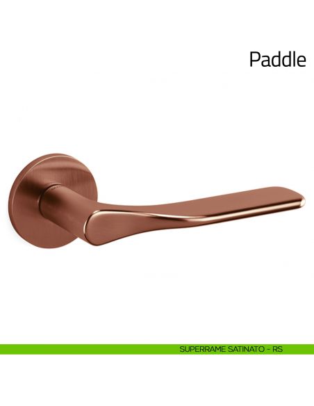 Maniglia per porta Paddle Olivari superame satinato