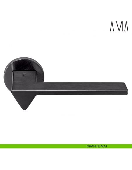 Maniglia per porta Ama Colombo Design bassa grafite mat