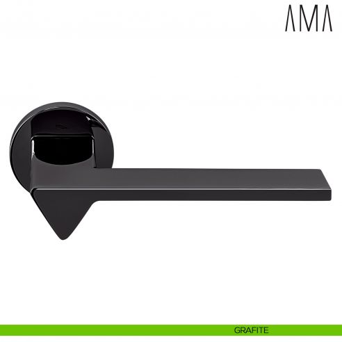 Maniglia per porta Ama Colombo Design bassa grafite