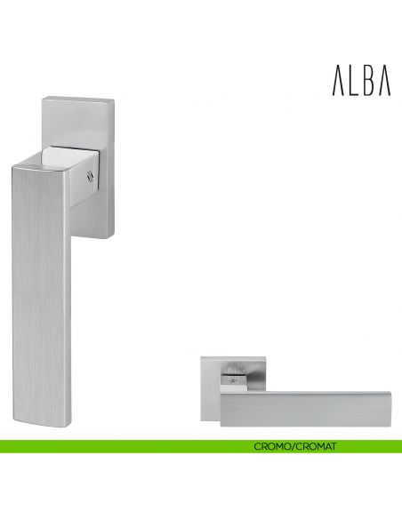 Maniglia per finestra martellina DK Alba Colombo Design cromo - cromat