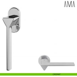 Maniglia per finestra martellina DK Ama Colombo Design bassa 2