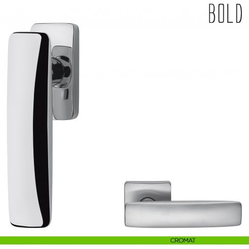 Maniglia per finestra martellina DK Bold Colombo Design cromat