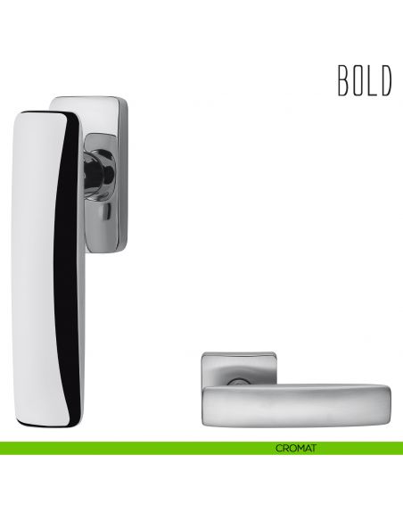 Maniglia per finestra martellina DK Bold Colombo Design cromat