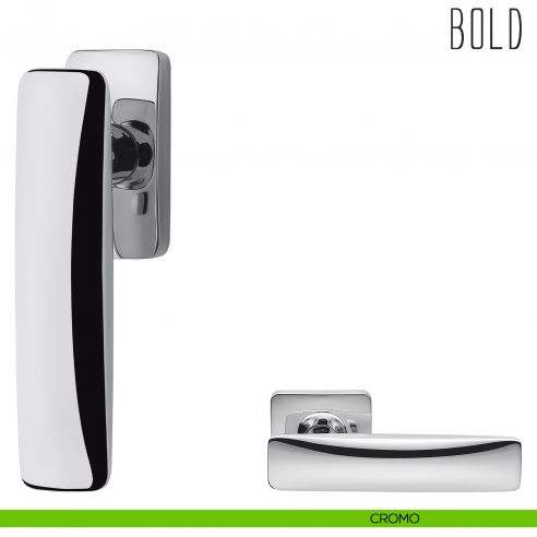 Maniglia per finestra martellina DK Bold Colombo Design cromo