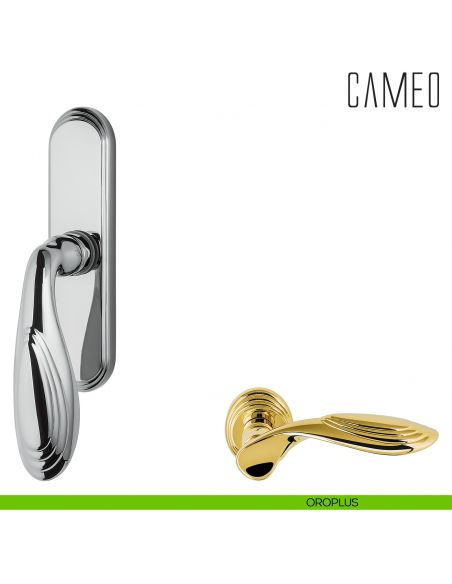 Maniglia per finestra cremonese Cameo Colombo Design oroplus