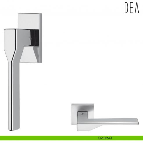 Maniglia per finestra martellina DK Dea Colombo Design bassa cromat