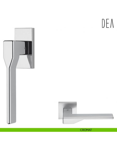 Maniglia per finestra martellina DK Dea Colombo Design bassa cromat