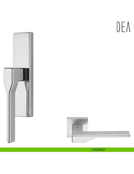 Maniglia per finestra cremonese Dea Colombo Design cromat