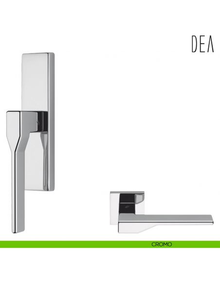 Maniglia per finestra cremonese Dea Colombo Design cromo