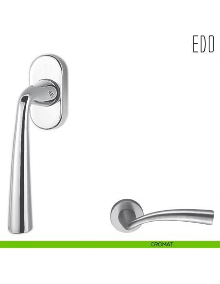 Maniglia per finestra martellina DK Edo Colombo Design cromat