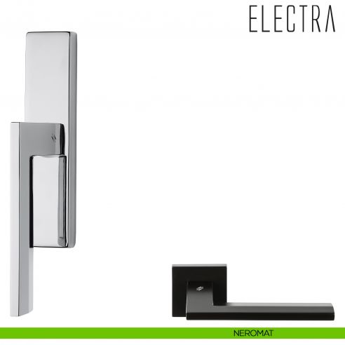 Maniglia per finestra cremonese Electra Colombo Design neromat