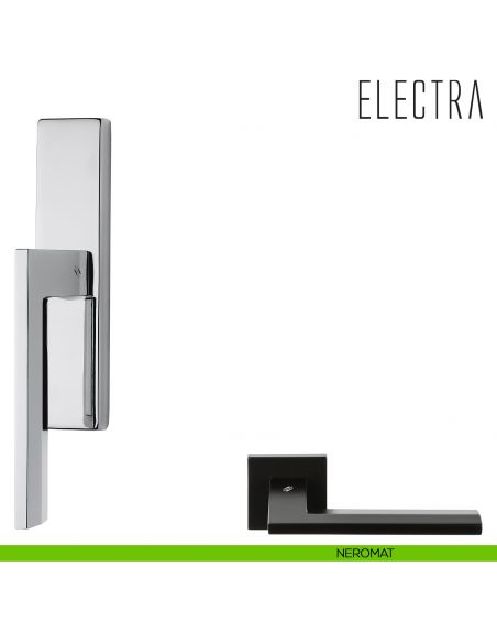 Maniglia per finestra cremonese Electra Colombo Design neromat