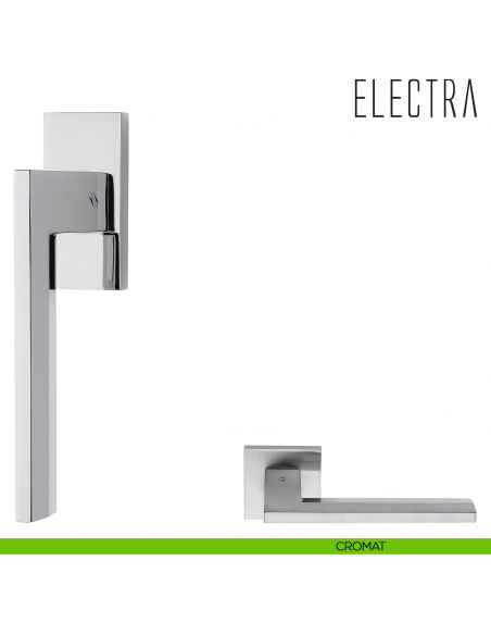 Maniglia per finestra martellina DK Electra Colombo Design bassa cromat