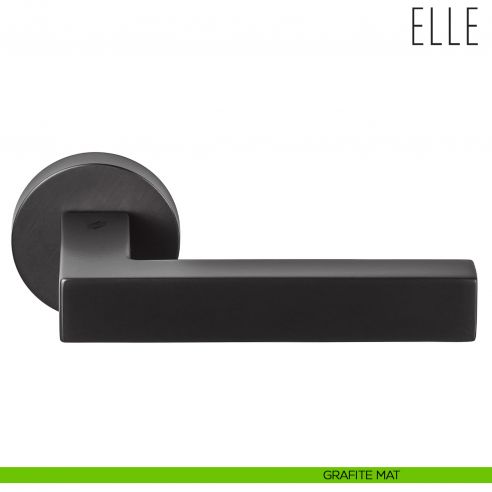 Maniglia per porta Elle Colombo Design grafite mat