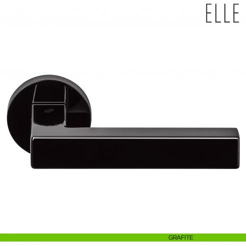 Maniglia per porta Elle Colombo Design grafite