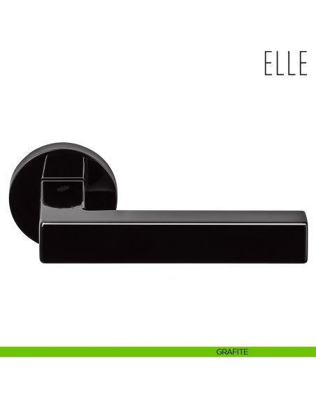Maniglia per porta Elle Colombo Design grafite