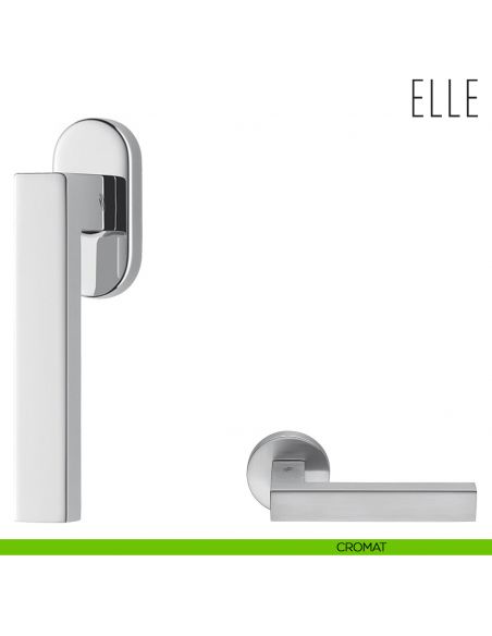 Maniglia per finestra martellina DK Elle Colombo Design cromat