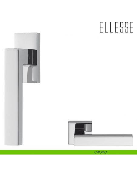 Maniglia per finestra martellina DK Ellesse Colombo Design bassa cromo