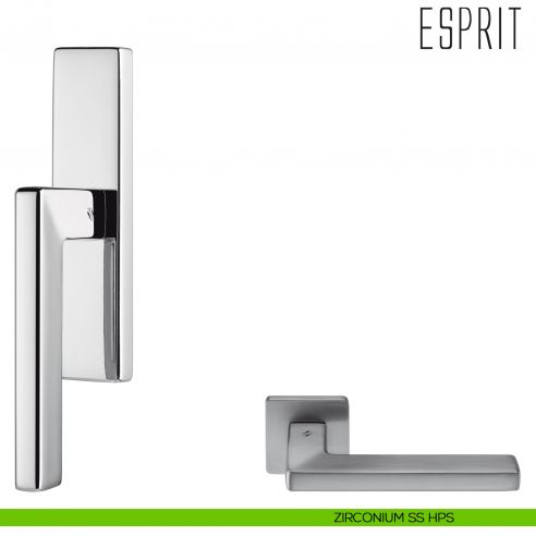 Maniglia per finestra cremonese Esprit Colombo Design zirconium ss hps