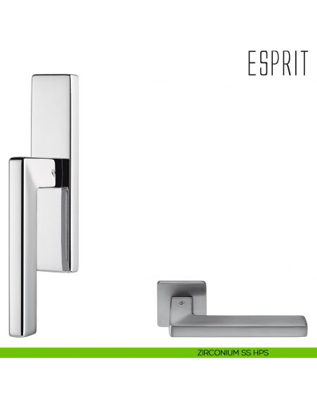 Maniglia per finestra cremonese Esprit Colombo Design zirconium ss hps