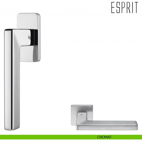 Maniglia per finestra martellina DK Esprit Colombo Design bassa cromat