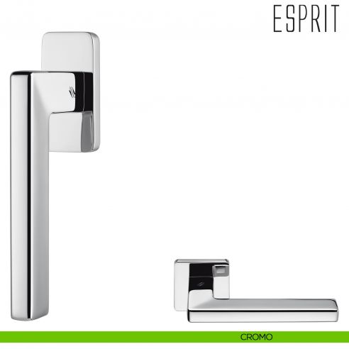 Maniglia per finestra martellina DK Esprit Colombo Design bassa cromo