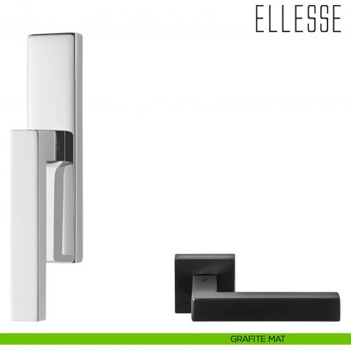 Maniglia per finestra cremonese Ellesse Colombo Design grafite mat