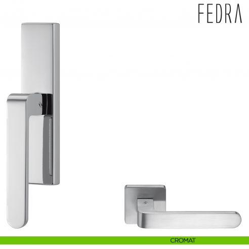 Maniglia per finestra cremonese Fedra Colombo Design cromat