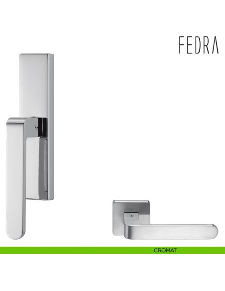 Maniglia per finestra cremonese Fedra Colombo Design cromat