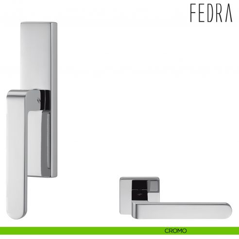 Maniglia per finestra cremonese Fedra Colombo Design cromo
