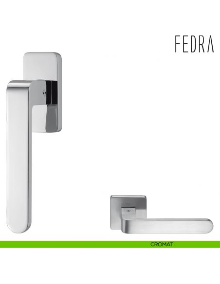 Maniglia per finestra martellina DK Fedra Colombo Design cromat