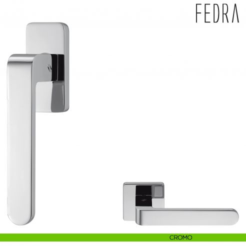 Maniglia per finestra martellina DK Fedra Colombo Design cromo