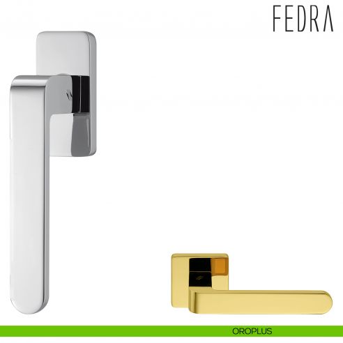 Maniglia per finestra martellina DK Fedra Colombo Design oroplus