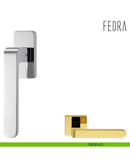 Maniglia per finestra martellina DK Fedra Colombo Design oroplus