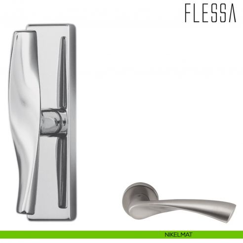 Maniglia per finestra cremonese Flessa Colombo Design nikelmat