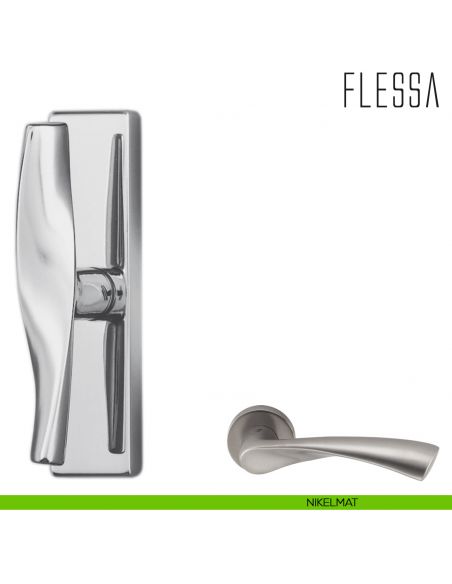 Maniglia per finestra cremonese Flessa Colombo Design nikelmat