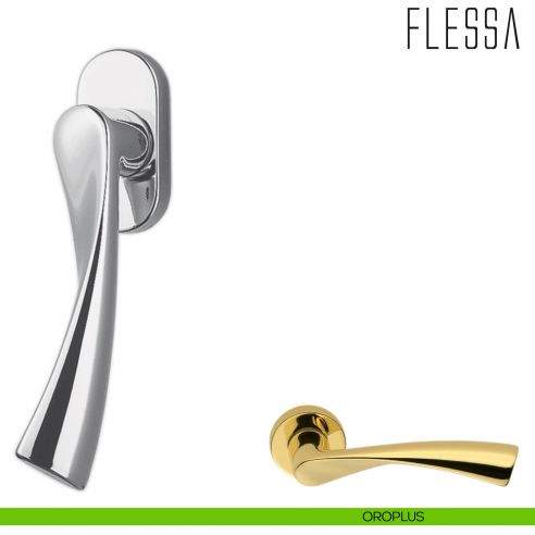 Maniglia per finestra martellina DK Flessa Colombo Design oroplus