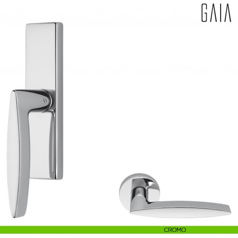 Maniglia per finestra cremonese Gaia Colombo Design cromo