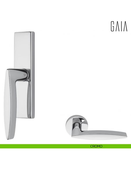 Maniglia per finestra cremonese Gaia Colombo Design cromo