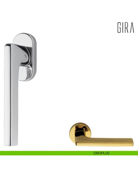 Maniglia per finestra martellina DK Gira Colombo Design oroplus