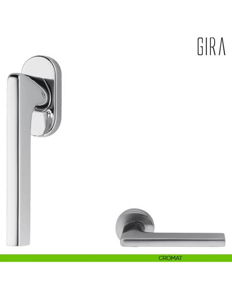 Maniglia per finestra martellina DK Gira Colombo Design cromat