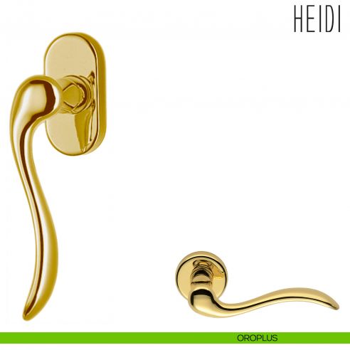 Maniglia per finestra martellina DK Heidi Colombo Design oroplus