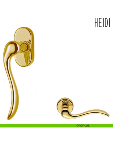 Maniglia per finestra martellina DK Heidi Colombo Design oroplus